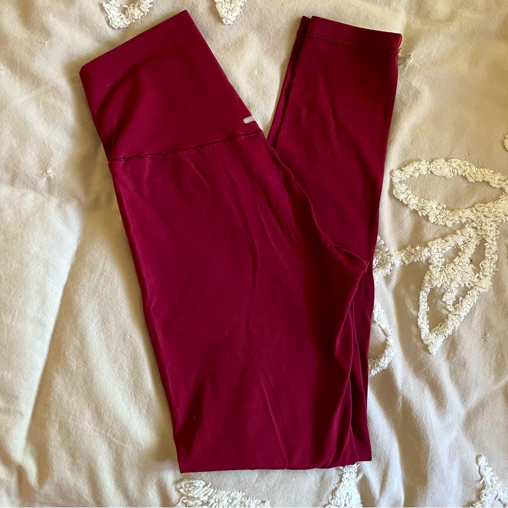 Aerie leggings, size small, color: maroon